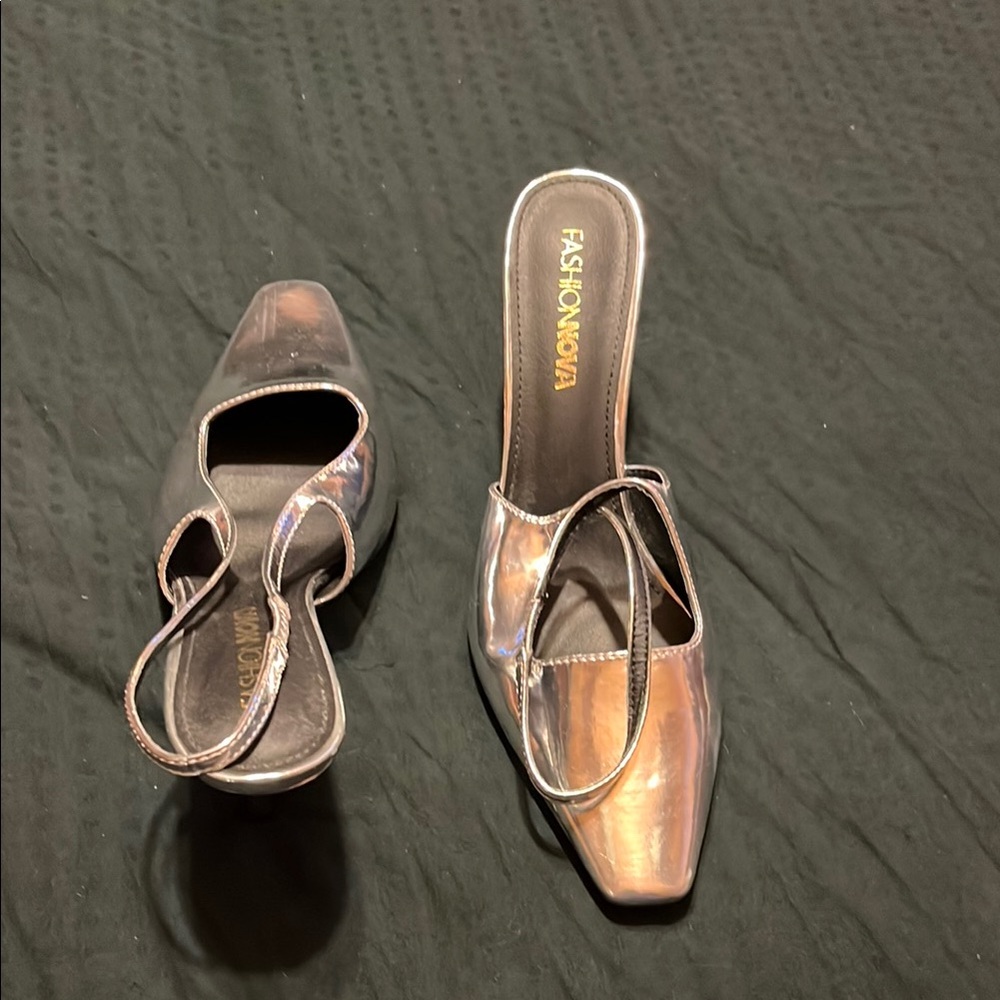 Fashion Nova Silver Women's Shoes